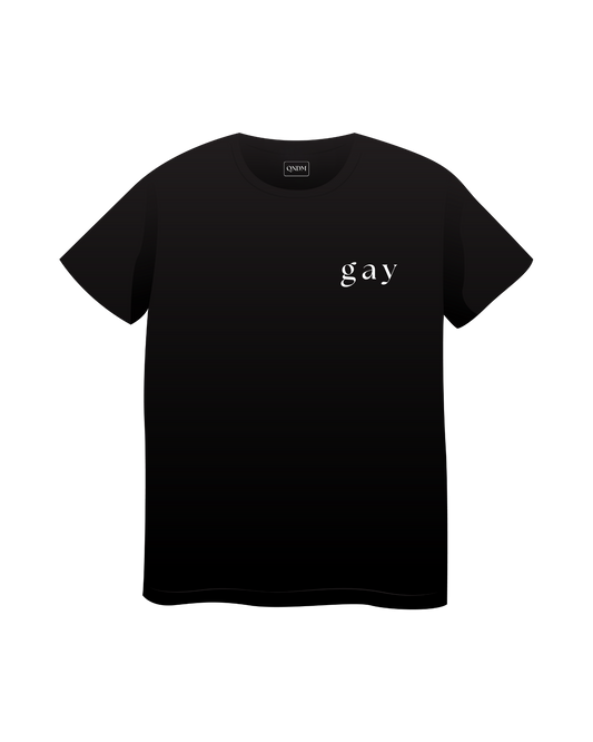 Gay Short Sleeve T- Black